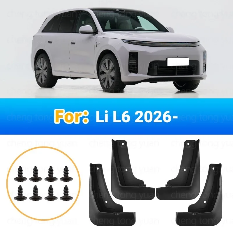 Mud Flaps For Lixiang Leading ideal L6 2026, Exterior Car Modification Accessories Block Sand Mud Protect Paint Sport Styling