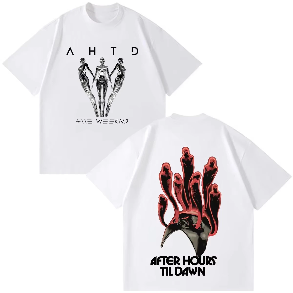 Unisex Retro Fashion Loose Versatile Comfort T-Shirt, The Weeknd After Hours Til Dawn 2026 Tour Concert Women And Men T-shirt