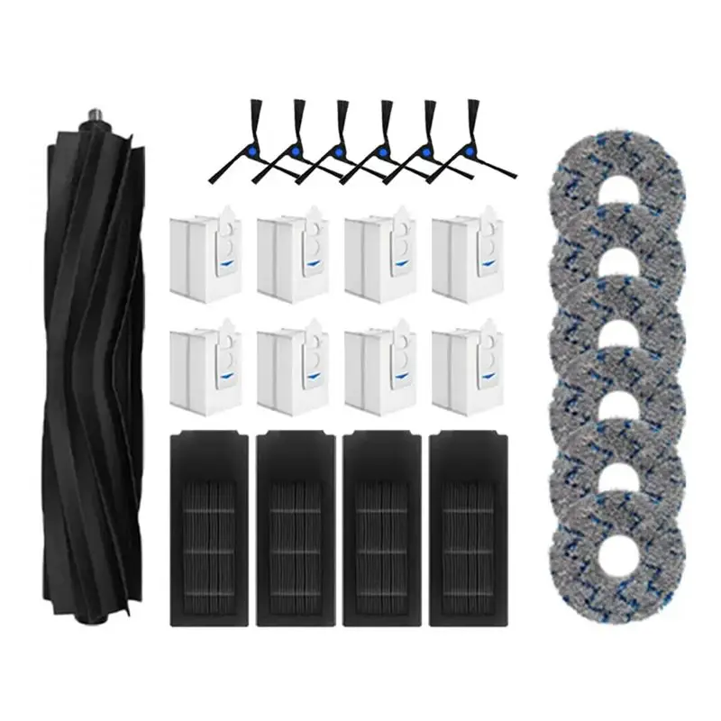 

AEE4-Для Ecovacs Deebot X2 Omni/X2 Pro/X2 Аксессуары для роботов-пылесосов Ролик Основная боковая щетка Hepa-фильтр Швабра Тканевые мешки для пыли