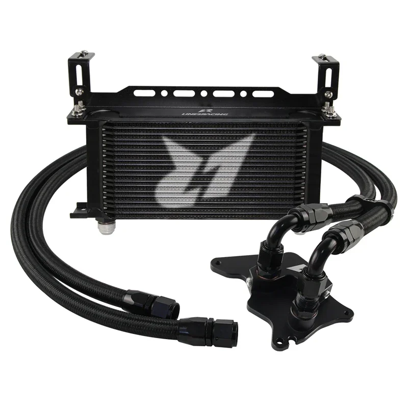 AN10 19 Row Oil Cooler Kit fit For  BMW Mini Cooper S R56  Turbo 1.6L 2006-2012 Black