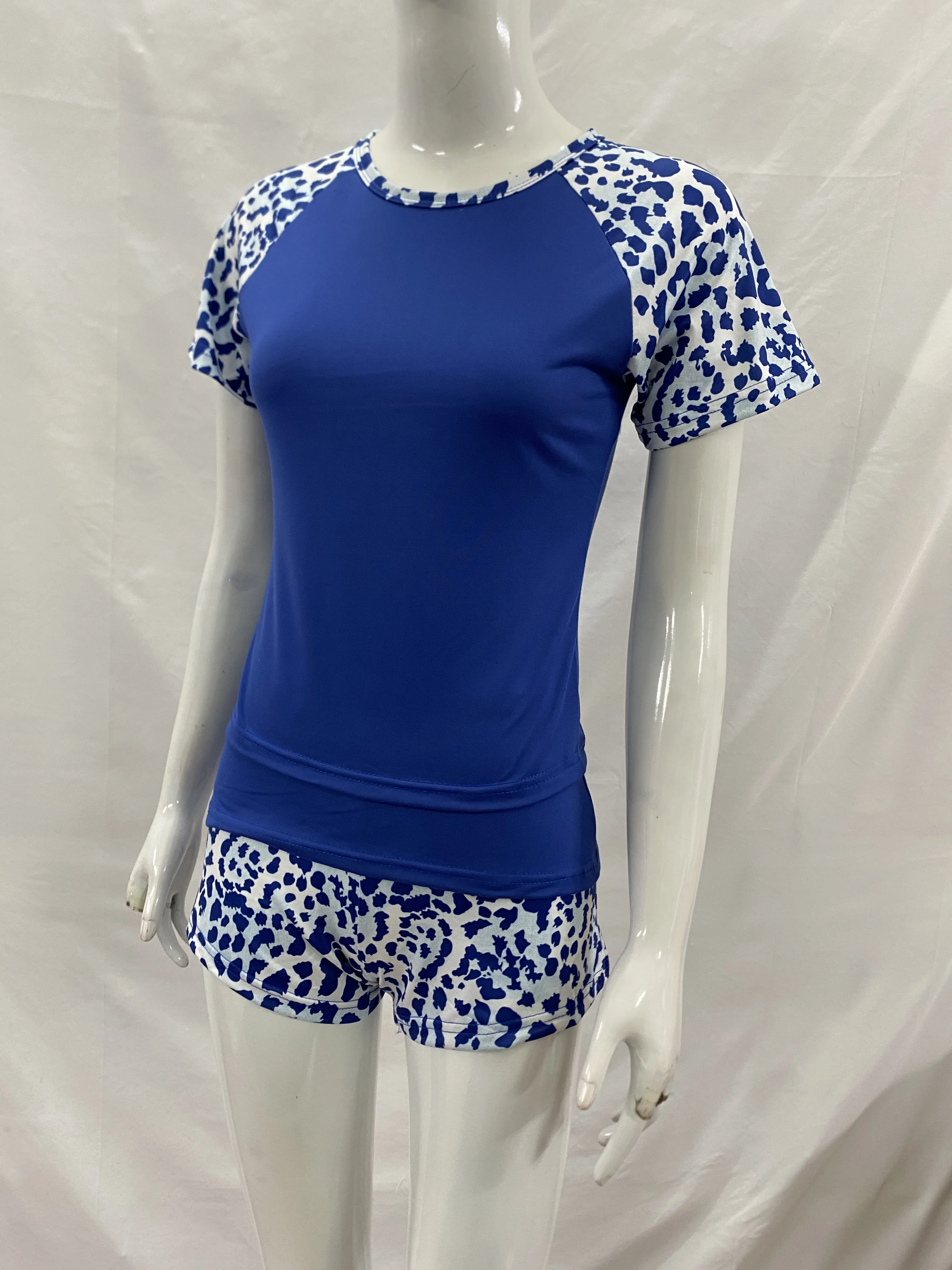 2026 Neues Amerikanisches Retro-Set mit Leopardenmuster-Splicing-Oberteil und Shorts, Y2K Punk Street Fashion Trend, Personalisierter Lässiger Hot-Girl-Look – Detail 22
