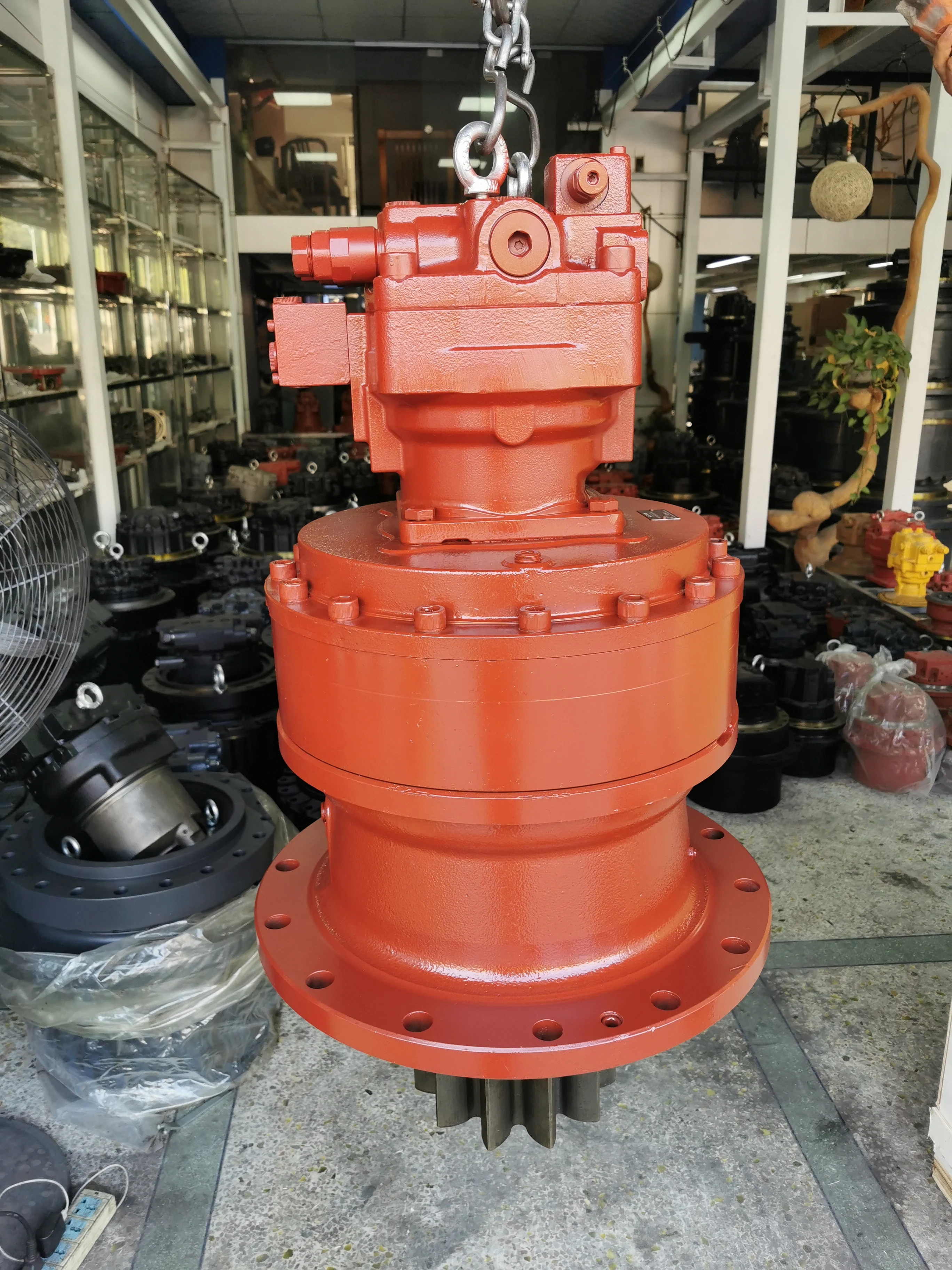 Construction Machinery Parts Excavator Spare Part Rotation Motor Original New Rotary Motor SANY SY365 Swing Motor Assy for Sany
