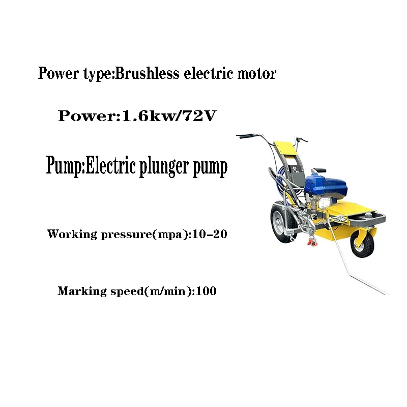 Durable Line  Road Marking Machines Efficient Road Line Marking Equipment