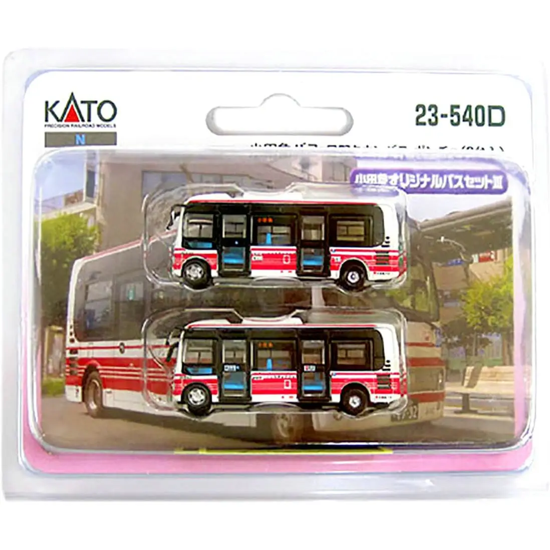 KATO Bus Model N Type 1/160 23-540D Odakyu Minibus Two Sets