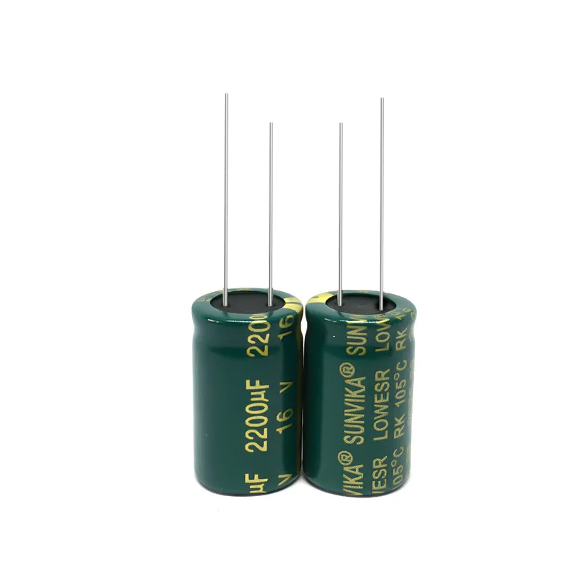 65pcs 16V 2200uF Electrolytic Capacitor High Frequency Low ESR Polymer Solid for Power Supply Motherboard