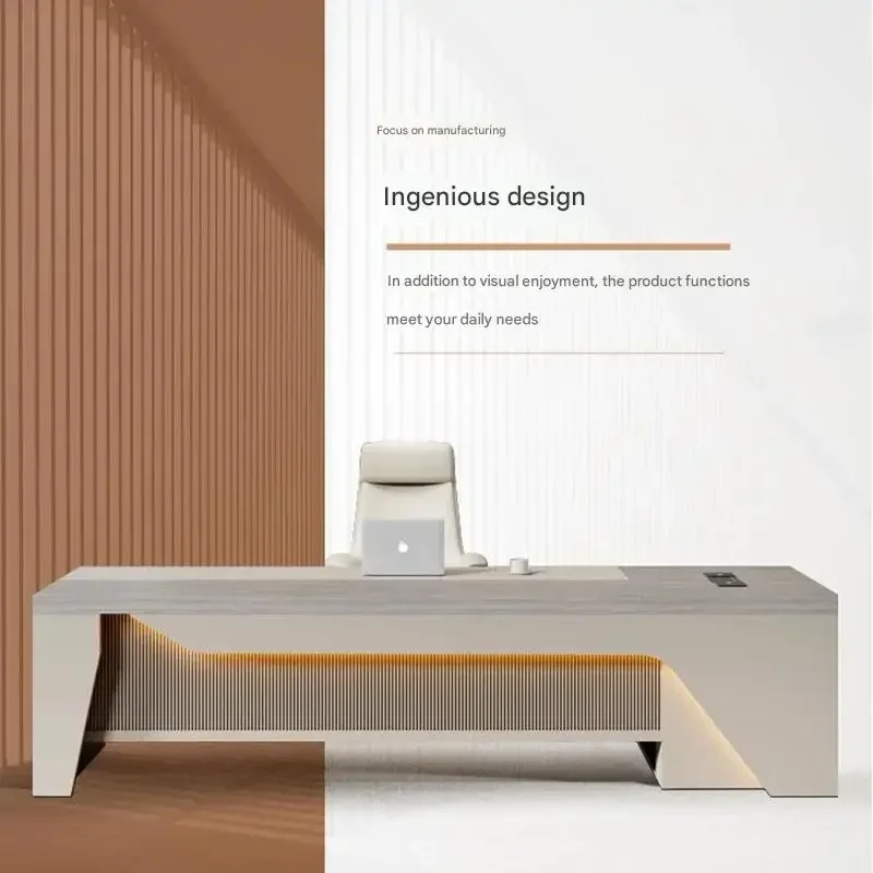 Picture 6: Reception Computer Office Desk Corner Modern Conference Gaming Computer Table Study School Executive Tavolo Trendy Furniture