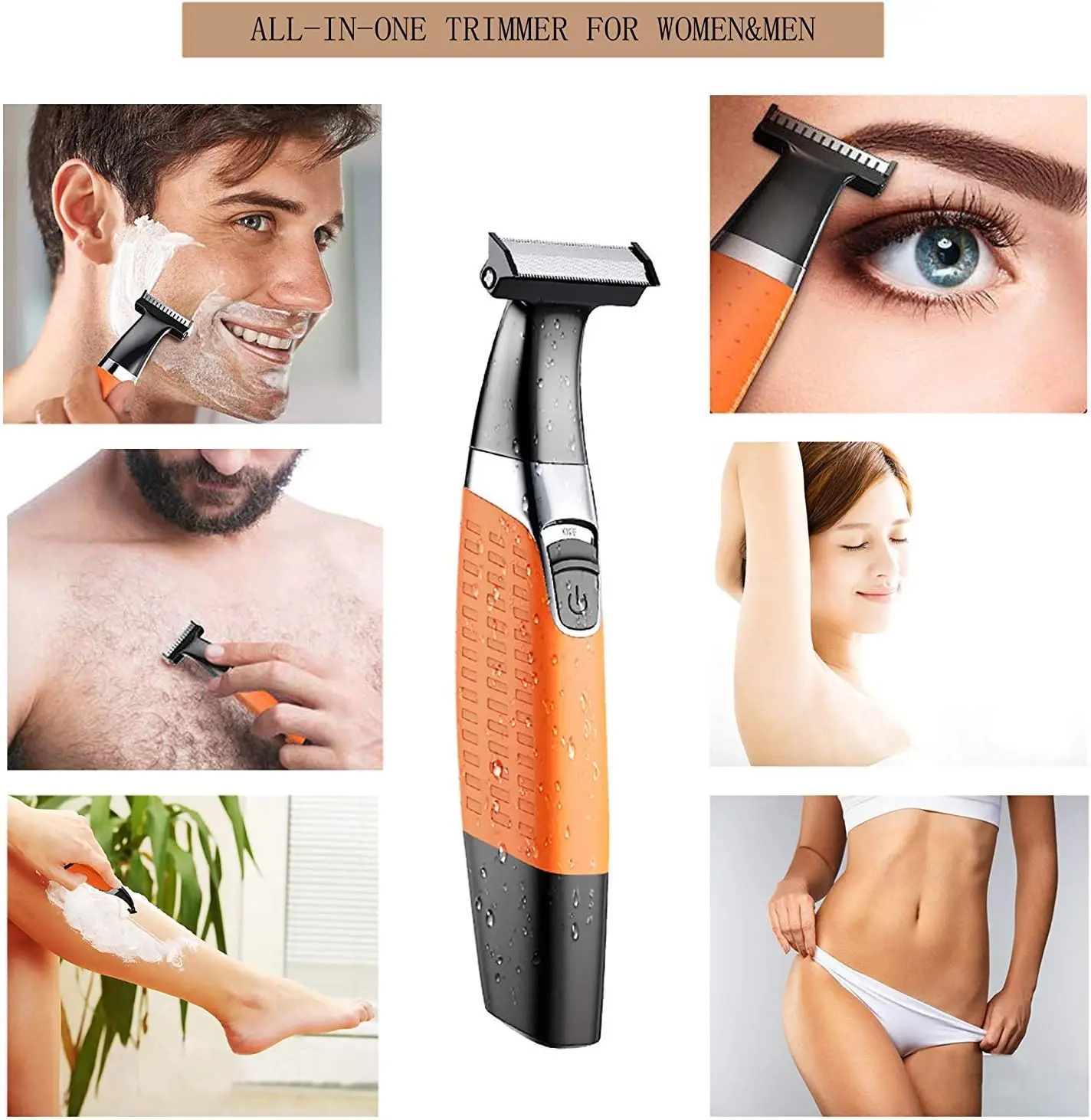 2026 New Upgrade Electric Shavers, Beard Trimmer Men, Washable Beard Grooming,Cordless USB Rechargeable Body Groomer And