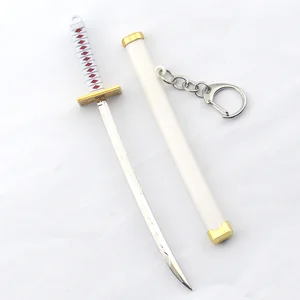 Roronoa Zoro Sword Keychains, Sabbat, Katana Sabre, Autoschlüsselkettenauto, Accessoires Toys, 8 Stile 12 Hauptverkaufsschwert mit Scheide - №9