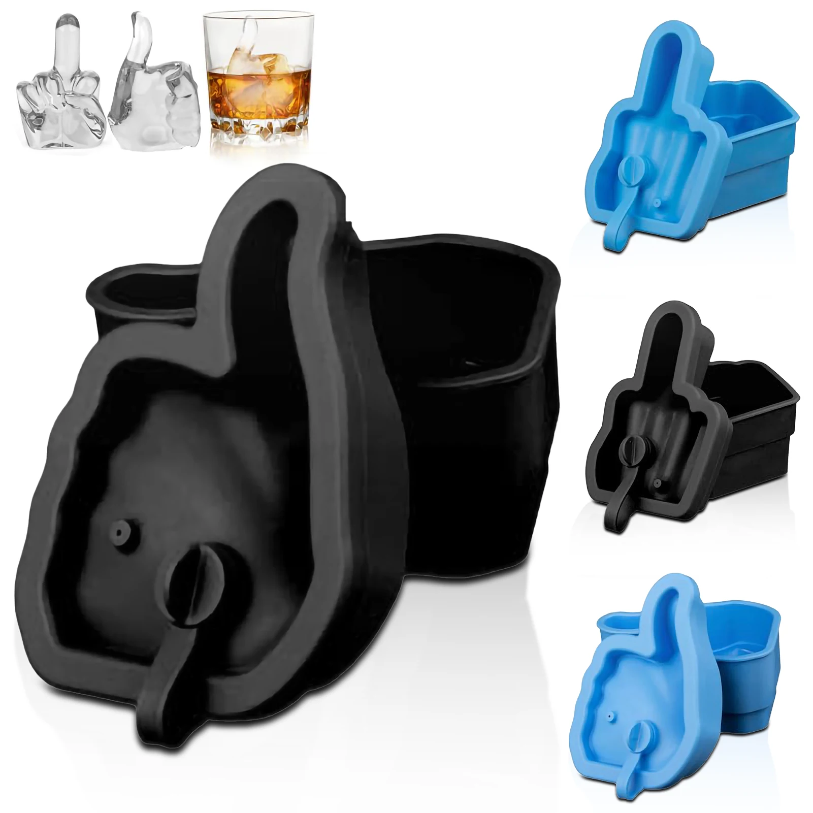Eis Silikon Form Mittelfinger Eiswürfel Form Whisky Eiswürfel Form Kreative Daumen Form Parodie Silikon Eis Fach