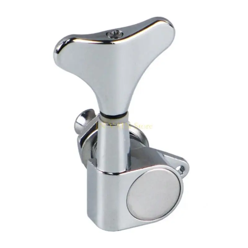 M5TC Bass Tuning Peg Electric Bass Opened Machine Head Knobs Bass String Turner for 4 String Bass Guitar Bass Right/Left