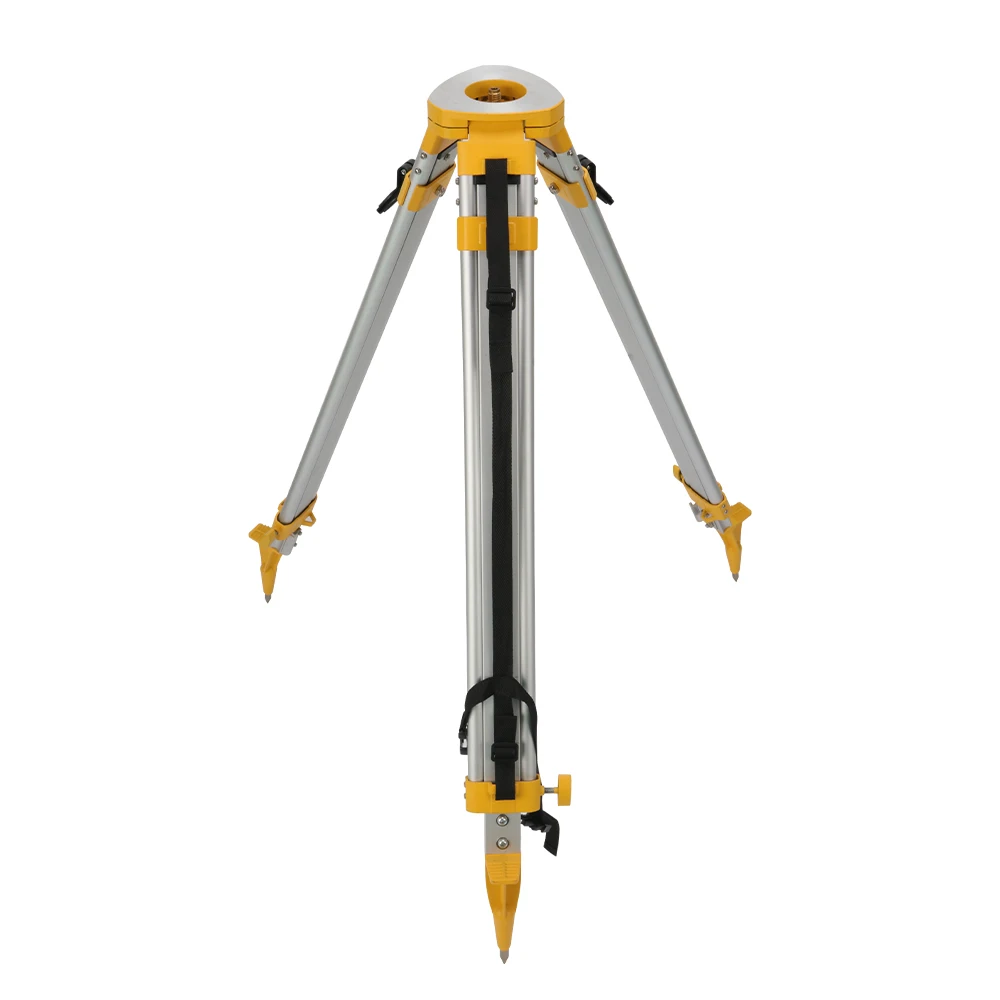 Durable RTA20-FCD Round Leg Triangular Flat Aluminum Surveying Tripod With Copper Center Screw For Theodolite Total Station