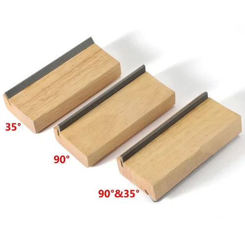 Herramientas de ángulo Luthier para vestir extremos de traste de guitarra, pulido de 35/90 grados/2 en uno opcional, lima biselada para guitarra, amoladora de diapasón