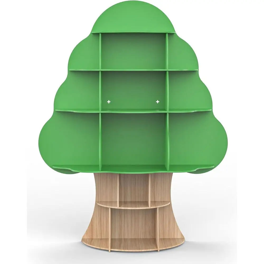 

Деревянный книжный шкаф для малышей, органайзер для хранения детских игрушек на 16 куббиков, детская комната, детская комната, спальня, гостиная, классная комната, унисекс Gi