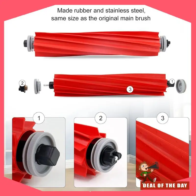 Entrega en 24 horas para Roborock QV 35A/QR 798/QR 598 cepillo principal Cepillo Lateral filtro HEPA piezas de repuesto para accesorios de Robot aspirador