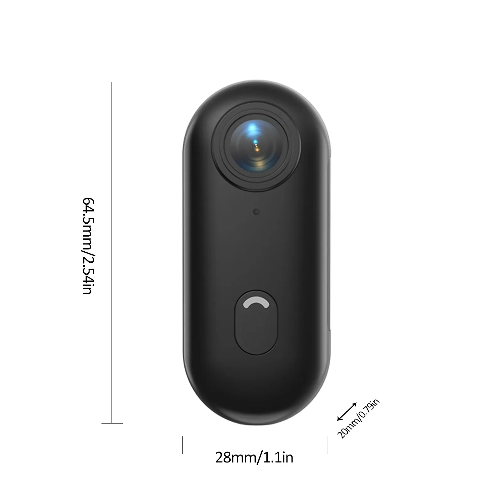 1080P 와이파이 스포츠 액션 카메라 120 °   야외 사이클링/스키/다이빙용 광각 자석 랜야드 방수 케이스