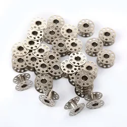 10pcs Metal Bobbins Spool Stainless Steel Sewing Machine Bobbins Spool Sewing Craft Tools