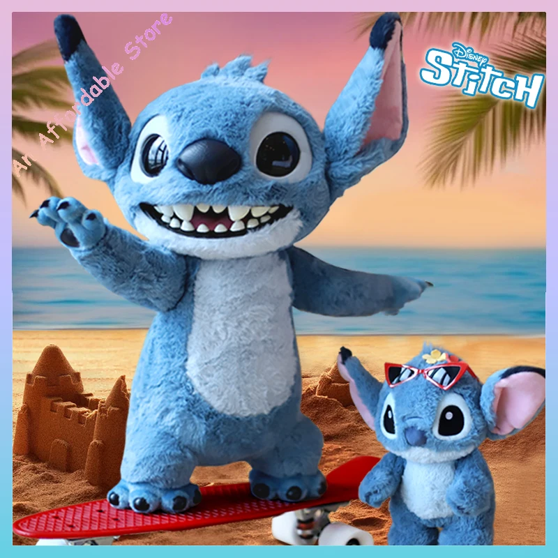 Potdemiel Stitch Actionfigur Anhänger Original echte Puppe Ornament Kinderspielzeug für Geburtstagsgeschenk Garage Collection