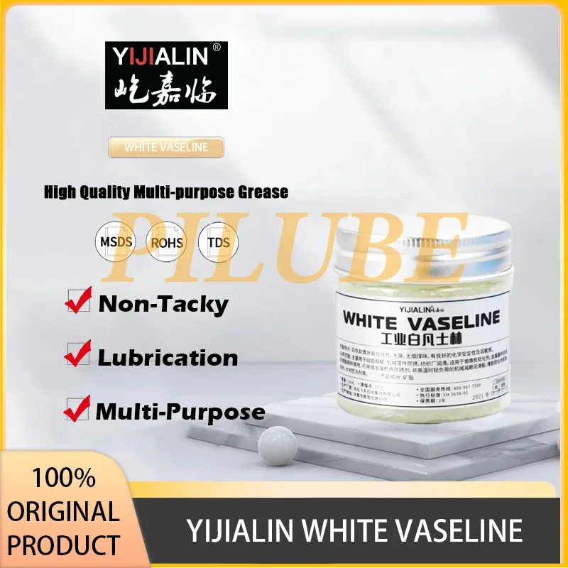 YIJIALIN WHITE VASELINE Industrial Lubricant for Bearings Machinery Automotive High-Temperature Grease Original Product