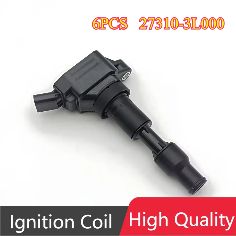 

6 шт. 27310-3L000 273103L000 UF844 UF-844 катушка зажигания для Hyundai Palisade Kia Sedona Sorento Genesis G70 G80 V6 3.3L 2016-2021