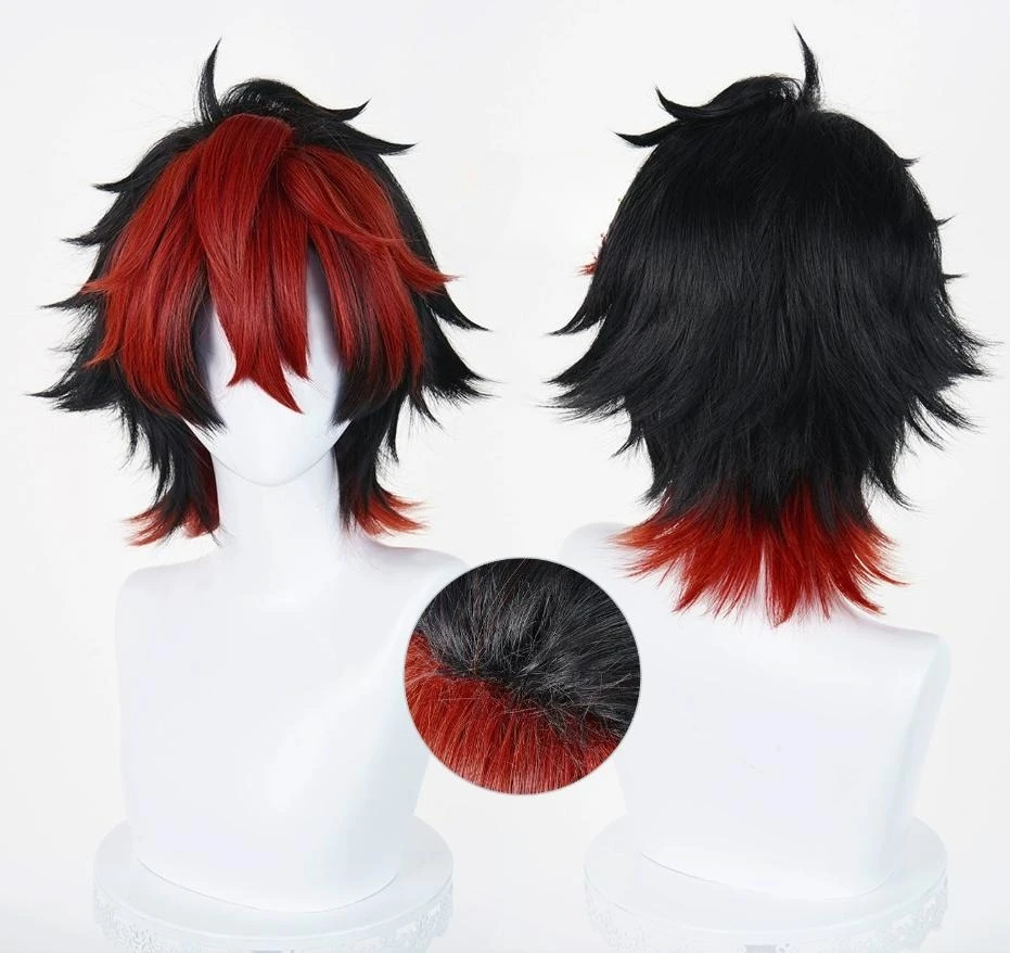 

Komano Manato Wig Game Zenless Zone Zero Cosplay DokiDoki 32cm Short Hair ZZZ Sons of Calydon Cosplay Wigs