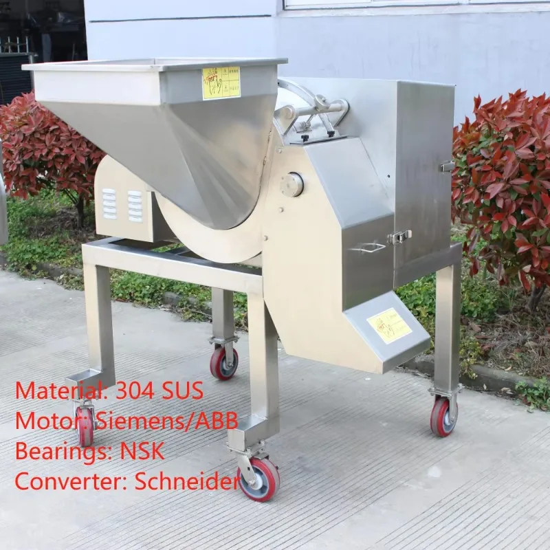Automatic fruit and vegetable cutter, high-efficiency 304 stainless steel design