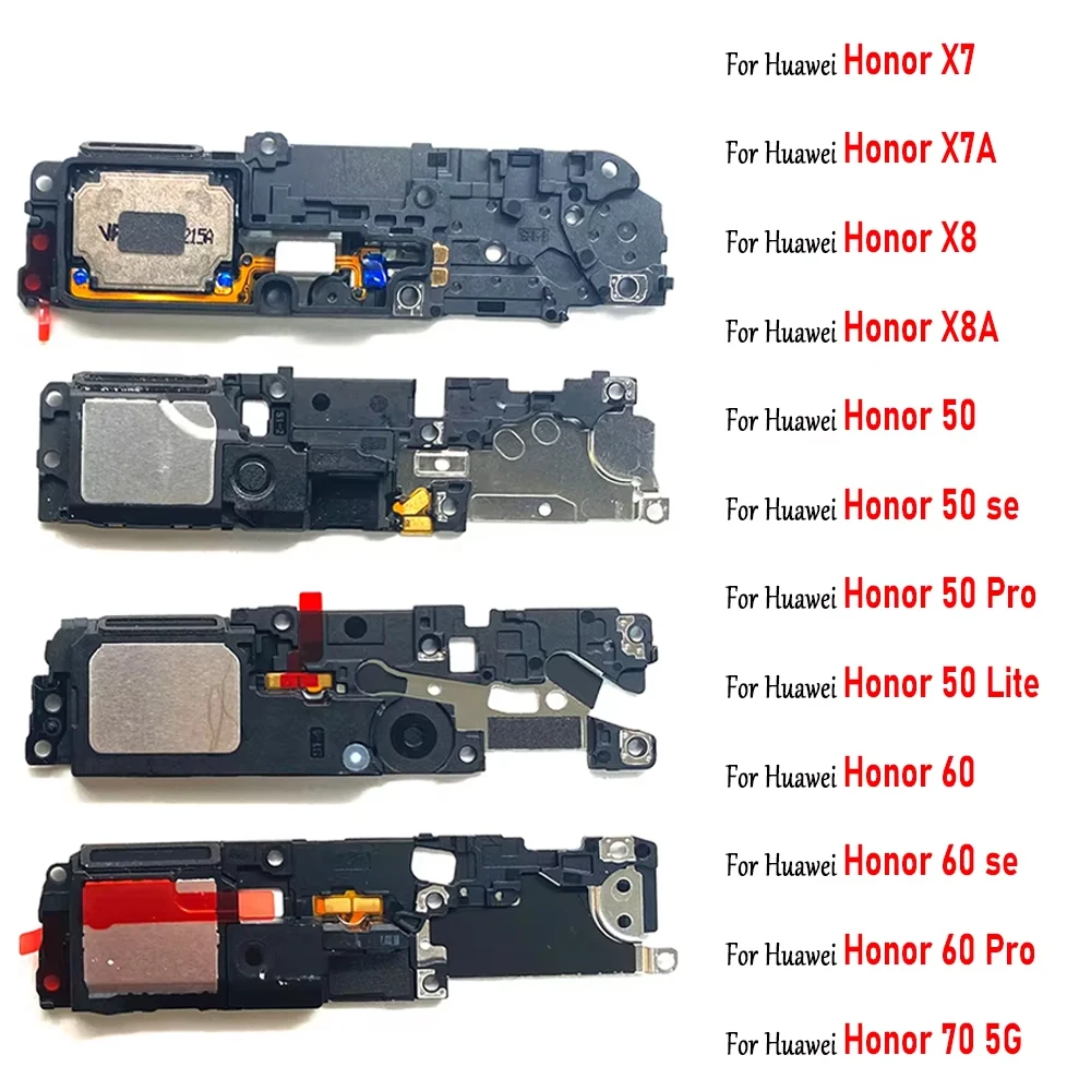 NEW For Huawei Honor X7 X7A X8 X8A 50 Lite SE 60 Pro 70 5G 60se Loudspeaker bottom Loud Speaker Sound Buzzer Ringer Flex Cables