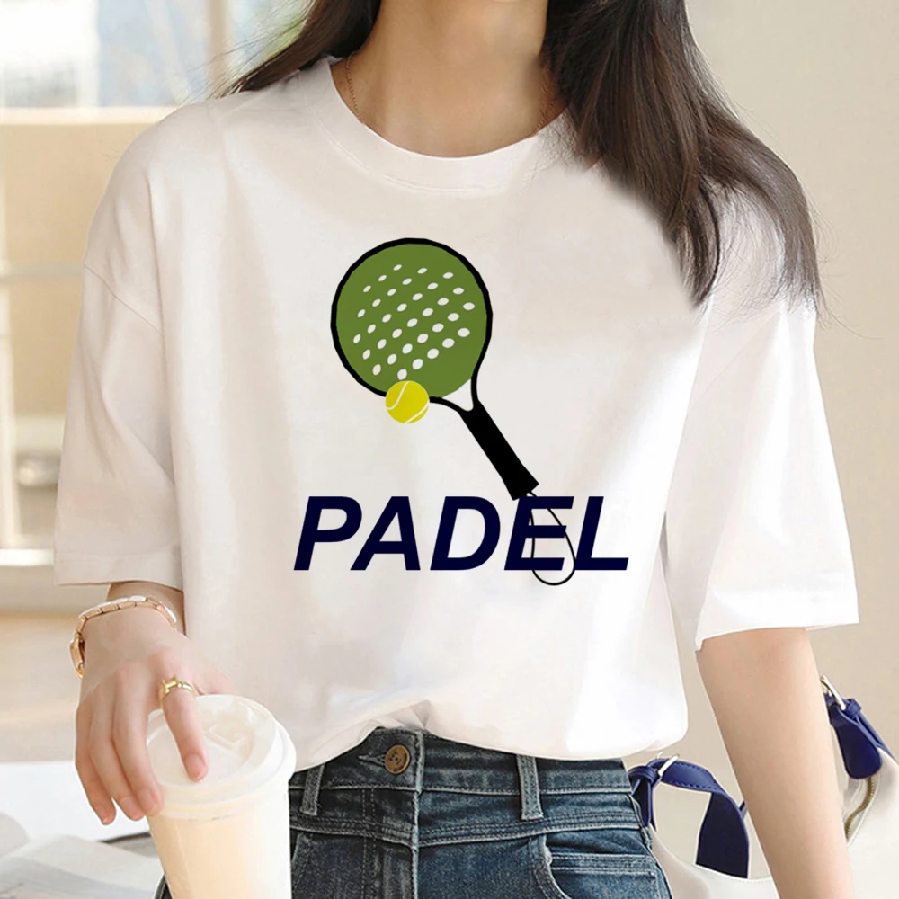 Camiseta de Pádel para mujer, top japonés divertido, ropa de los años 2000