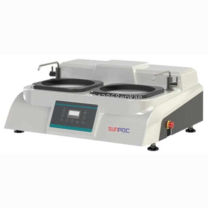 Single Disc / Double Steel Strip Desktop Optic Grinding And Polishing Machine