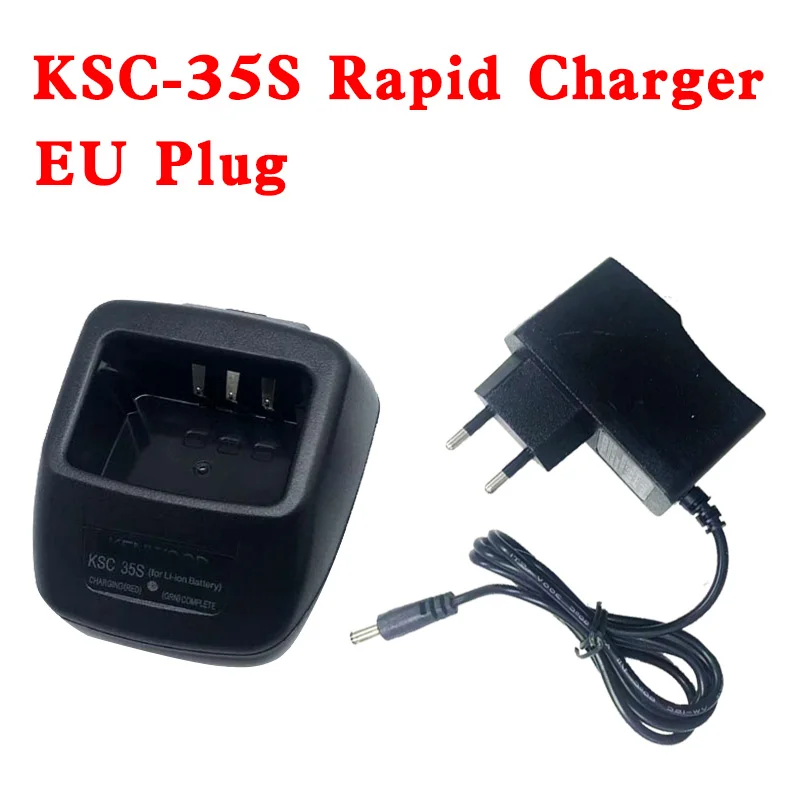 KSC-35S Li-ion Battery  Rapid Charger for KENWOOD TK-3000 TK-2000 KNB-63L KNB-65L TK-3400 TK-2400 TK-3301 TK-U100 TH-K20E Radio