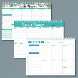 2025 Calendar Planner Notebook 365 Days Effeciency Notepad Weekly Goal Habit TrackerAgenda Diary Schedules Organizers