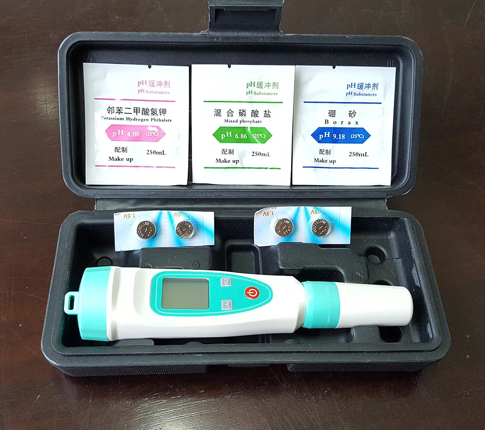 PH meter Waterproof microcomputer written test pH Pen TDS test Pen conductance meter Pen salinometer