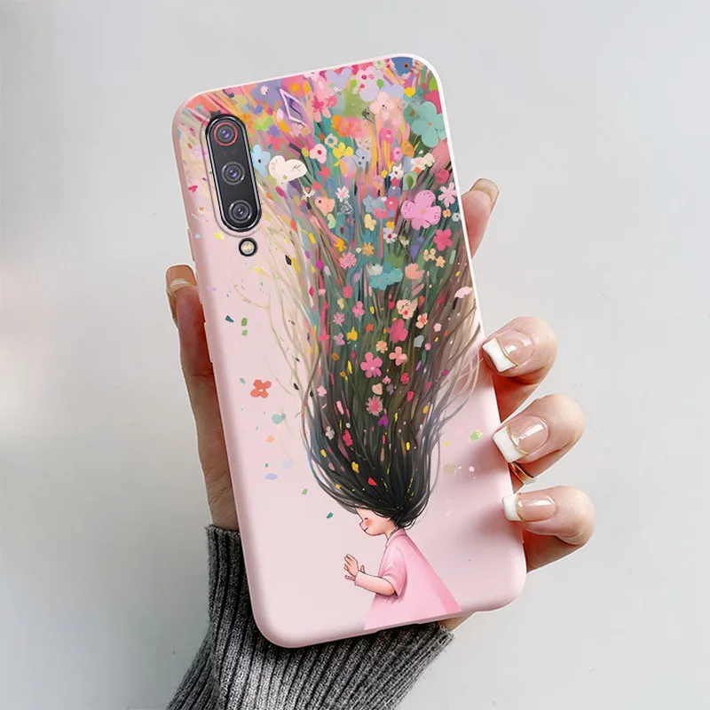 For Xiaomi Mi 9 Mi9 Lite 9 SE Coque Popular Butterfly Phone Case Silicone Soft Funda For Xiaomi Mi 9 Back Cover Shockproof Shell