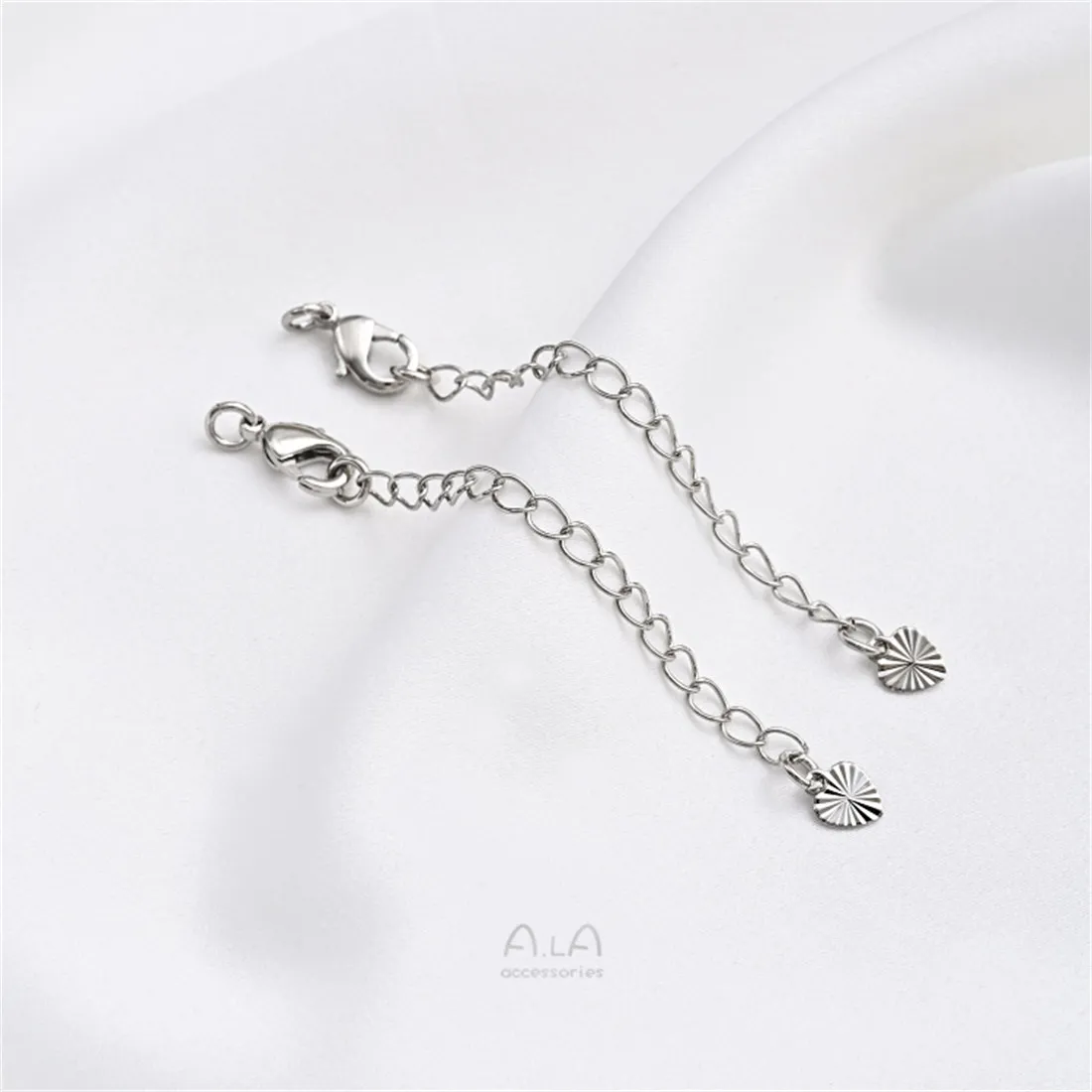 Tail Chain, Platinum Extension Chain, Homemade Bracelet, Necklace, Extension Chain, Handcrafted DIY Handmade Headpiece Accessory