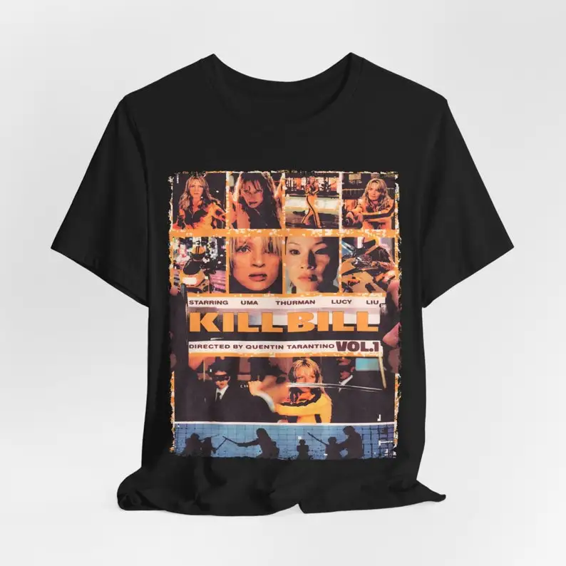 Aesthetic Kill Bill Vintage Movie Streetwear Unisex Classic Graphic Unisex Short Sleeve T-Shirt