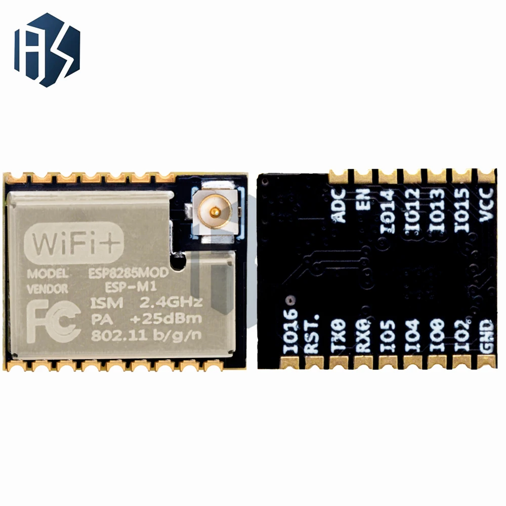 ESP-M1 ESP-M2 ESP8285 ESP8266 Chip Flash Wifi módulo inalámbrico puerto serie Ultra transmisión con interfaz de antena externa