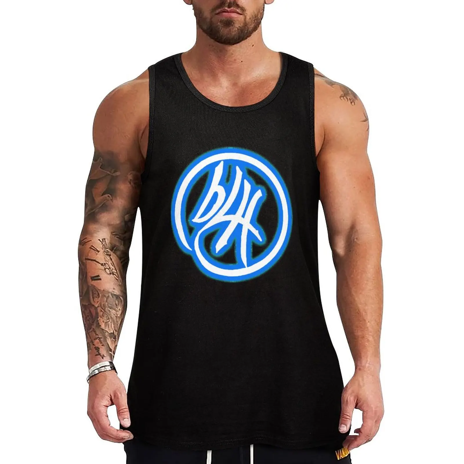 

Brothas Lynchs Hungs Sign Tank Top Man summer clothes summer 2025 anime top Men's fitness t-shirt