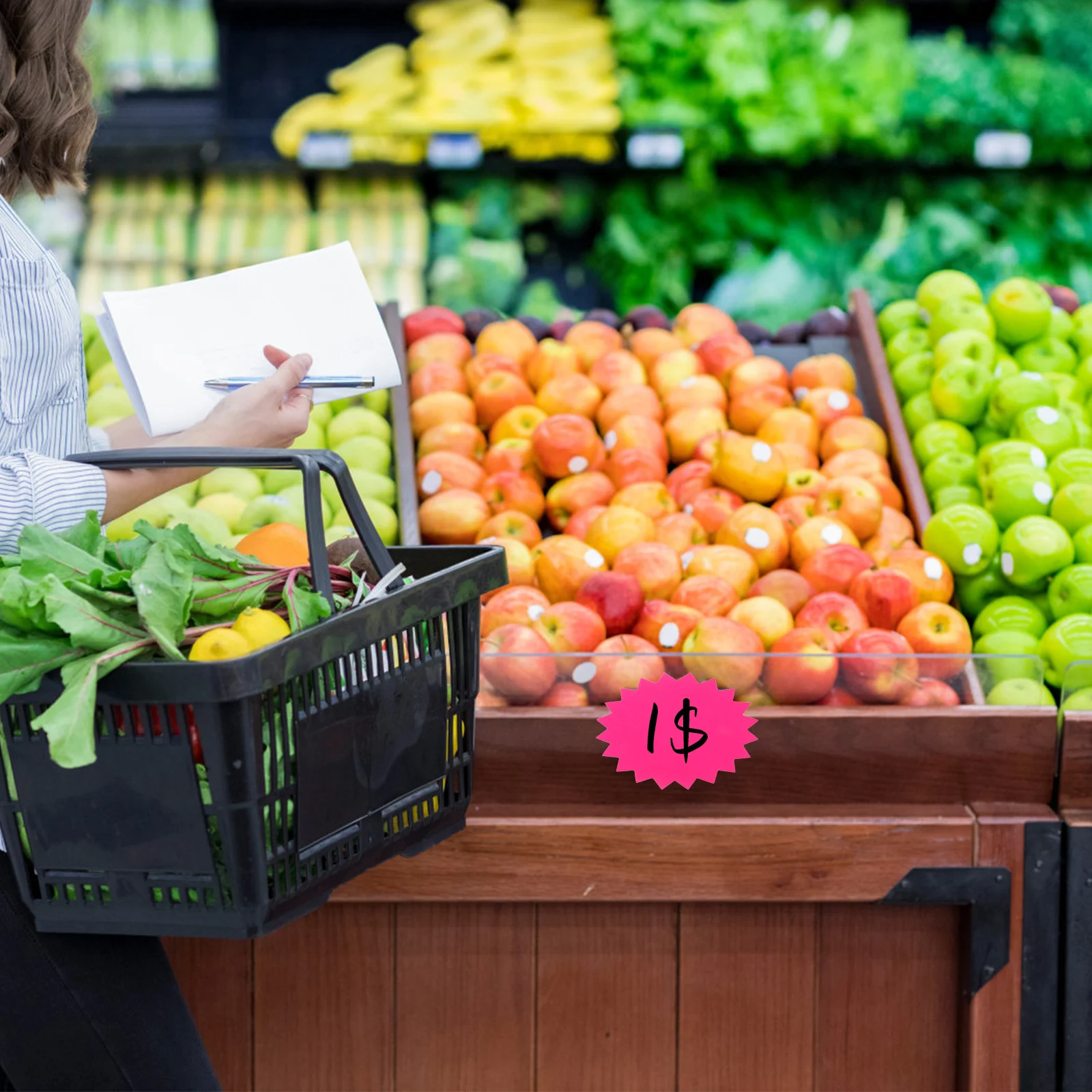 

Fluorescent Paper Price Signs 100 Sheets Explosion Shape Tags Bright Color Retail Shop Promotional Period Paper Price Tags