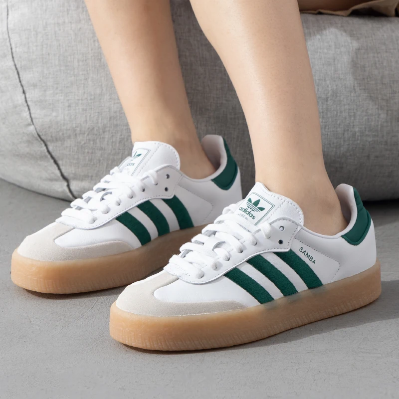 Adidas clover casual shoes women's shoes 2024 autumn retro trend all comfortable breathable low-top sneakers ID0440