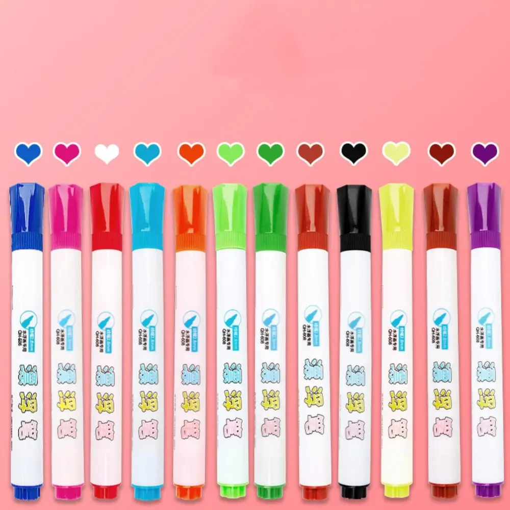 

Erasable Water Floating Painting Brush Interesting Colorful Water Painting Pen Environment Protection Marking Pen