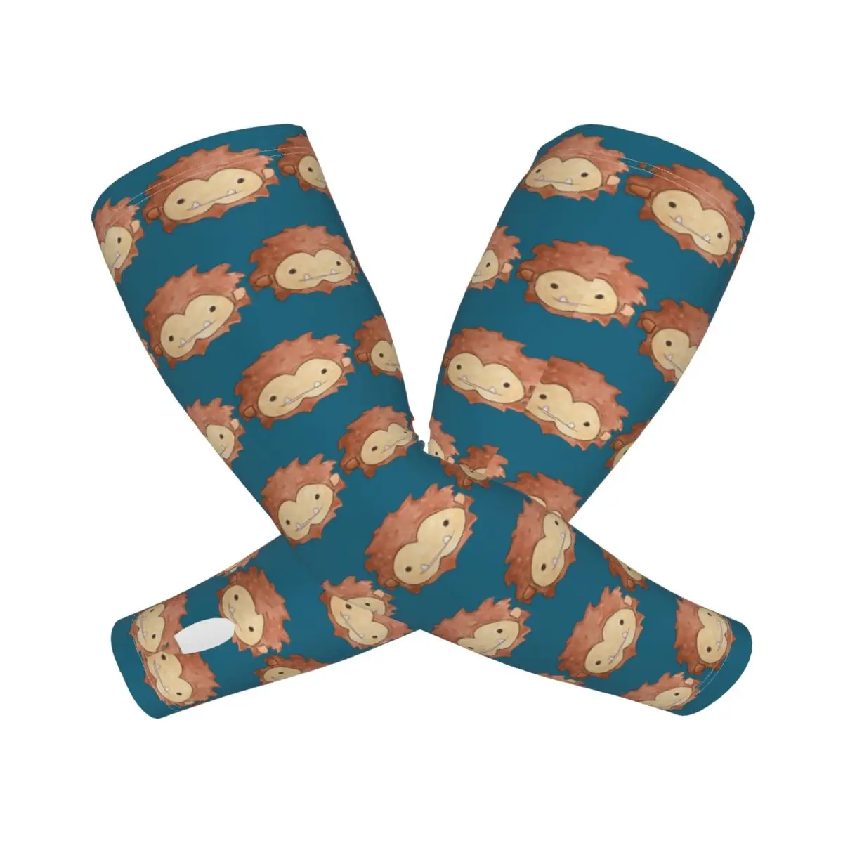 

Sneaky Sasquatch, большая голова, уличные нарукавники, защита от солнца и ультрафиолета, летние ледяные шелковые велосипедные татуировки, рукава