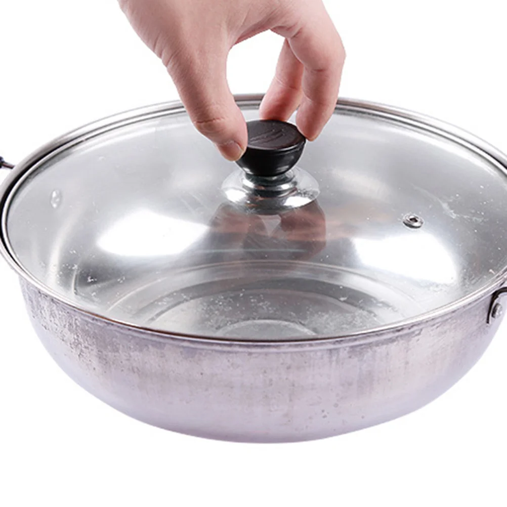 

5Pcs Pot Lid Knob Replacement Stainless Steel High Temperature Resistant Kitchen Cookware Pot Cover Handle for 6-10cm Hole