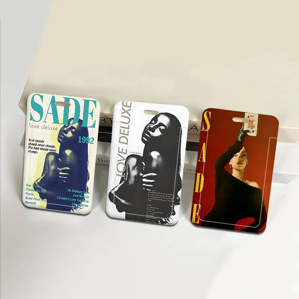 

Держатели для ID-карт Singer Sade, шнурки для карт, чехлы для пропусков, подвесные шнурки для женщин, держатели для бейджей, шейные ремешки, держатели для визиток