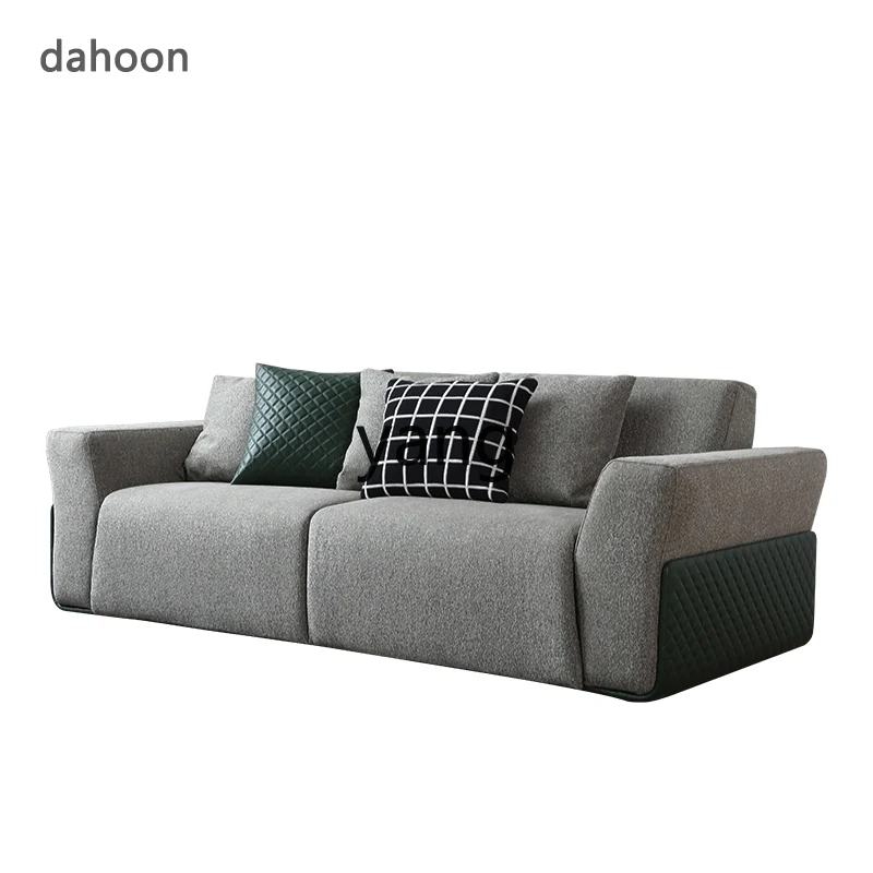 Yhl Multi-Functional Foldable Living Room Double Light Luxury Large and Small Apartment Type Multi-Functional Simple Fabric Sofa