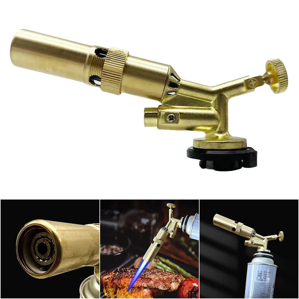 Blow Torch Mapp Map Gas Torch Head Propane Torch Head Gas Torch for Light Welding Soldering Brazing Heating