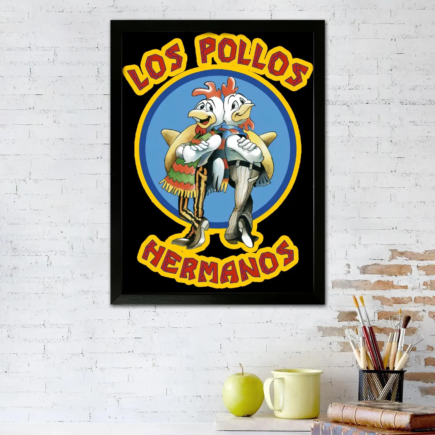 los pollos hermanos Canvas Art Poster, Wall Art, Picture Print, Modern Family, Bedroom Decor, Posters,Decorative painting