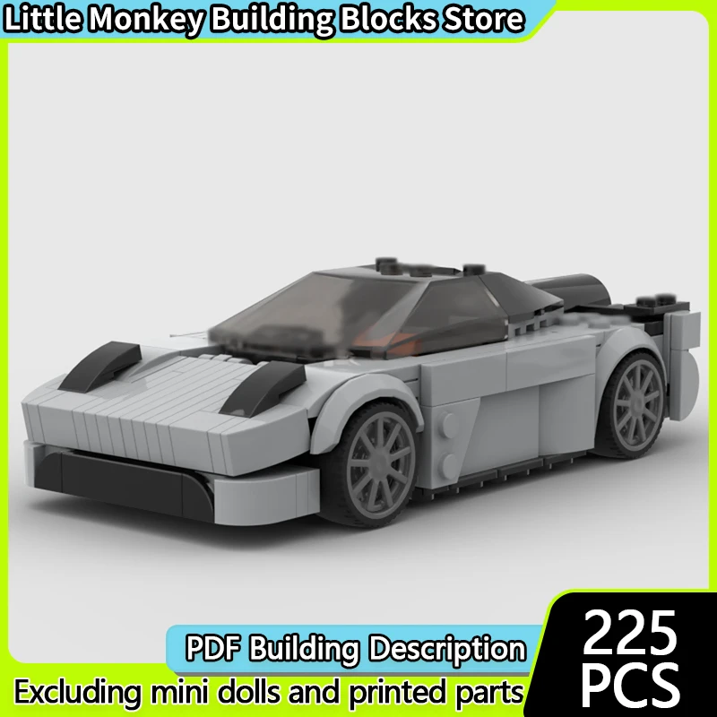 

Speed Racing Car Model MOC Building Bricks T.50 Top Tier Sports Car Modular Technology Children Holiday Gifts Assemble Toys Suit