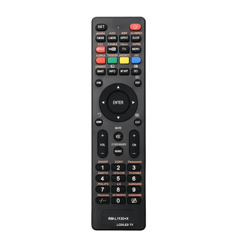 

Universal Remote Control Rm-L1130+X For All Brand Tv Smart Tv Remote Control Comfortable To Use For LED TV Or LCD TV
