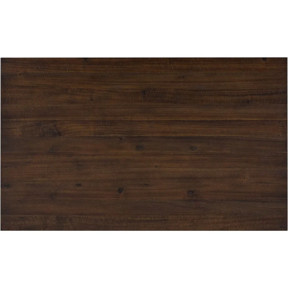 Solid Wood Kitchen Table Set with Bench and Chairs for 6 Rustic 6 Piece Dining Room Table Set