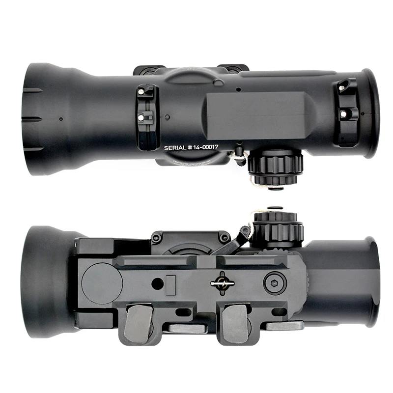 Imagem -04 - Riflescope Tático com Marcações Completas Campo de Visão Duplo Fixo Visão de Iluminação Vermelha Airsoft e Hunting dr 1.56x