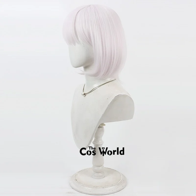 PJSK 프로젝트 세카이 아키야마 미즈키 30cm 짧은 할로윈 게임 애니메이션 코스프레 가발 합성 머리 + 가발 모자